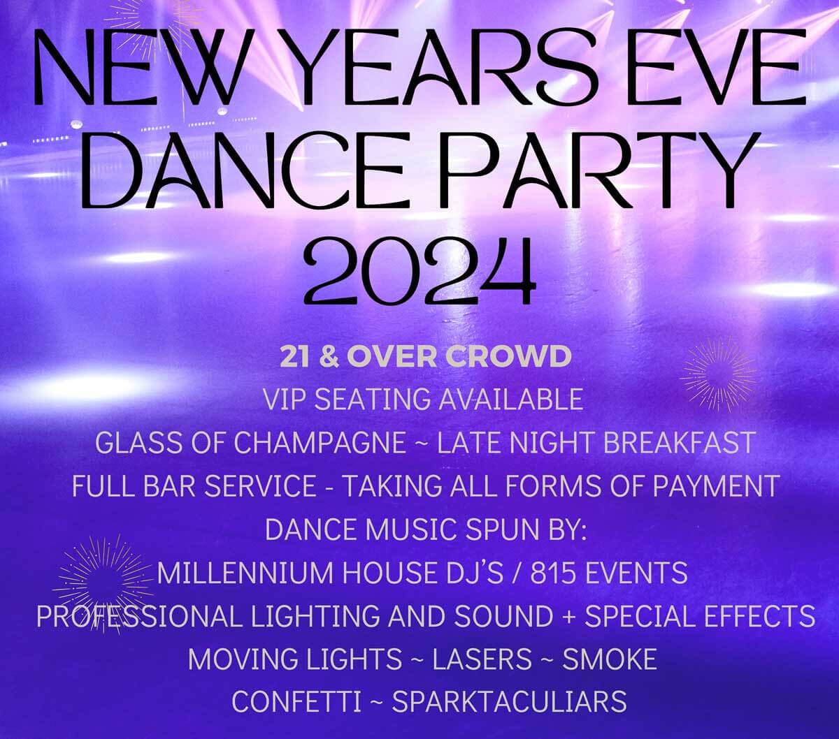 new years eve dance party 2024 millennium center